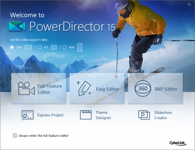 Screenshot of the application CyberLink PowerDirector - #5