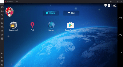 Screenshot of the application KOPLAYER - #8