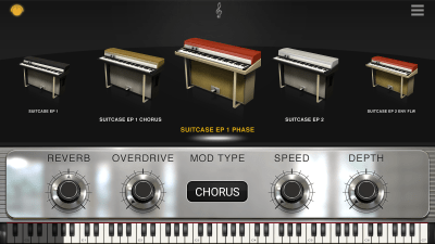 Screenshot of the application iLectric Piano Free - #2