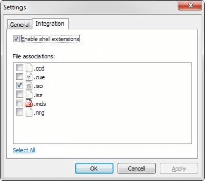 Screenshot of the application ImgDrive - #2