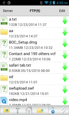 Screenshot of the application FTP Sprite Pro - #9
