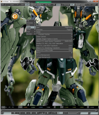 Screenshot of the application mrViewer - #3