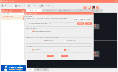 Screenshot of the application AtHome Camera - #2