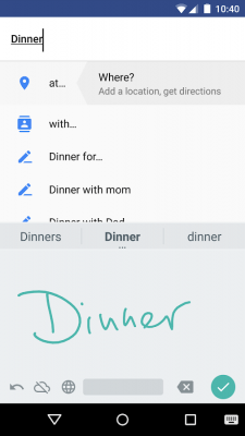 Screenshot of the application Google Handwritten input - #7