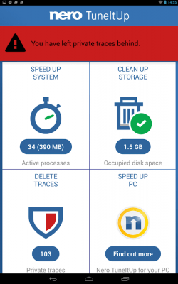 Screenshot of the application Nero Accelerator for Android - #4