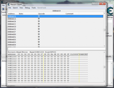 Screenshot of the application Cheat Engine - #3