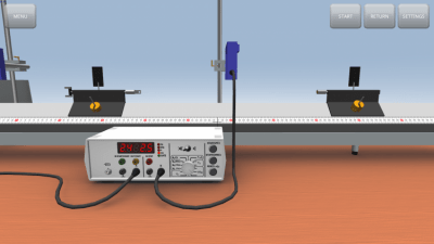Screenshot of the application The laws of impact - #3