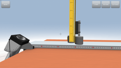 Screenshot of the application Starting at an angle - #2