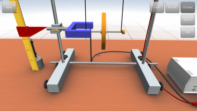Screenshot of the application Maxwell's pendulum - #2