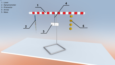 Screenshot of the application Levers of the first and second kind - #2