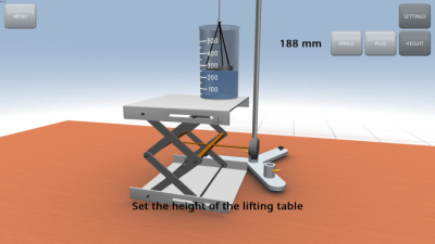 Screenshot of the application Surface tension - #3