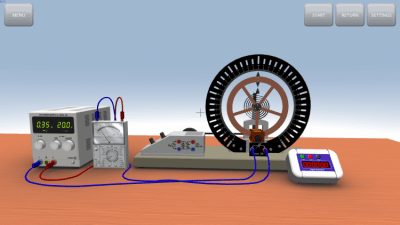 Screenshot of the application Paul's Torsion Pendulum - #2