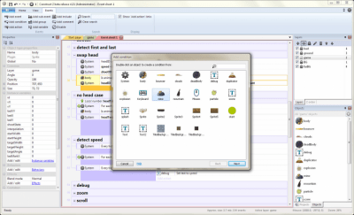 Screenshot of the application Construct 2 - #2