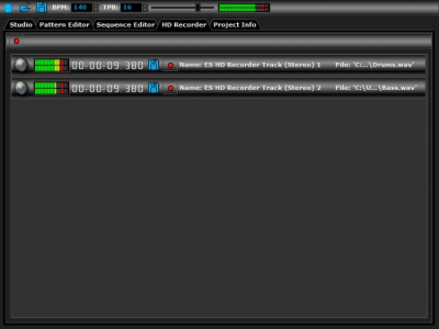 Screenshot of the application DarkWave Studio - #4