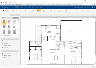 Screenshot of the application SmartDraw 2018 - #4