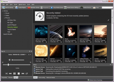 Screenshot of the application Mezzmo - #2