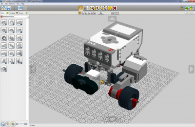 Screenshot of the application LEGO Digital Designer - #2