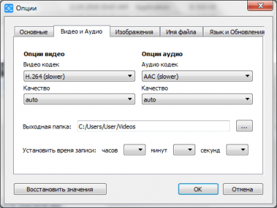 Screenshot of the application Free Screen Video Recorder - #4