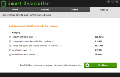 Screenshot of the application Smart Uninstaller - #5