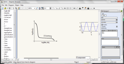 Screenshot of the application Diagram Designer - #2
