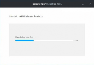 Screenshot of the application Bitdefender Uninstall Tool - #2