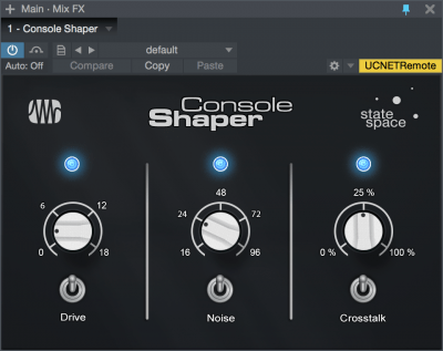 Screenshot of the application Studio One - #2