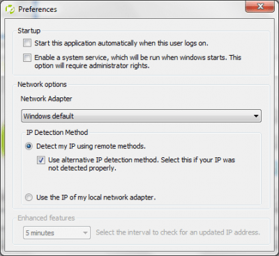 Screenshot of the application No-IP DUC - #2
