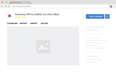 Screenshot of the application iNinja proxy - #2