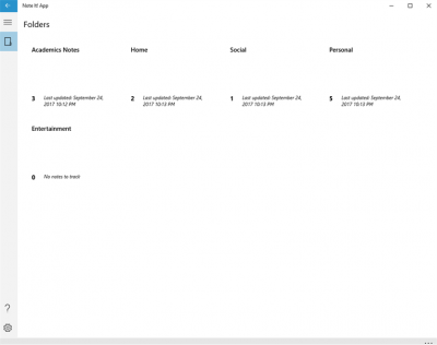 Screenshot of the application Note It! - #2