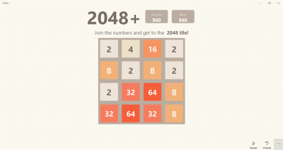 Screenshot of the application 2048+ - #2