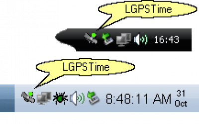 Screenshot of the application LGPSTime - #3