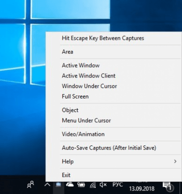 Screenshot of the application Capture-It! - #2