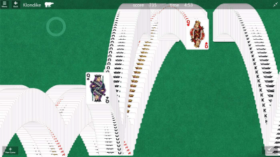 Screenshot of the application Microsoft Solitaire Collection - #9