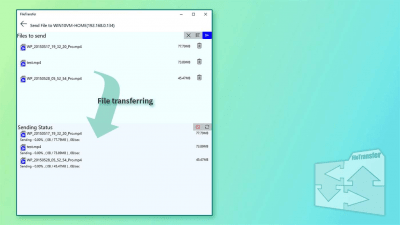 Screenshot of the application FileTransfer - #3