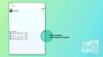 Screenshot of the application FileTransfer - #5