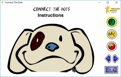 Screenshot of the application Connect The Dots - #2
