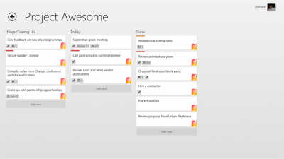 Screenshot of the application Trello - #3