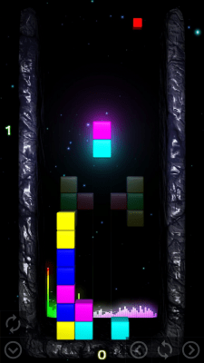 Screenshot of the application TETCOLOR - color tetris - #2