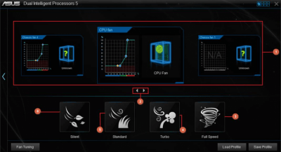 Screenshot of the application AI Suite 3 - #6