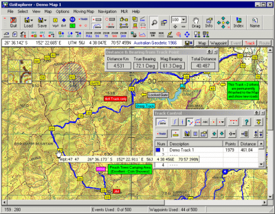 Screenshot of the application OziExplorer - #2