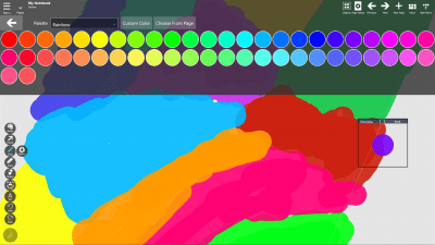 Screenshot of the application Notebook Pro - #2