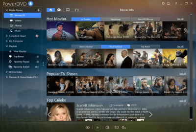 Screenshot of the application PowerDVD - #2