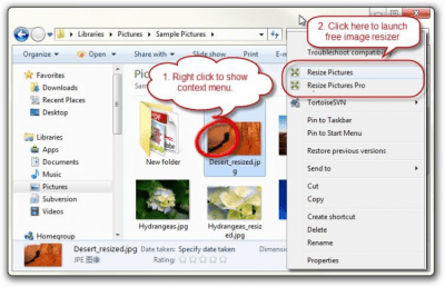 Screenshot of the application iWesoft Free Image Resizer - #2