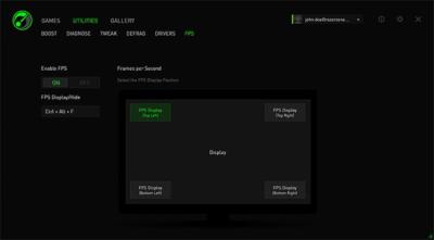 Screenshot of the application Game Booster - #2