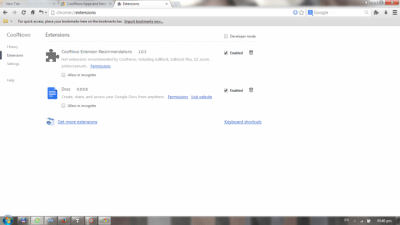Screenshot of the application CoolNovo - #2