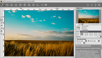 Screenshot of the application AKVIS Chameleon - #2