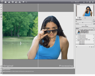 Screenshot of the application AKVIS SmartMask - #2