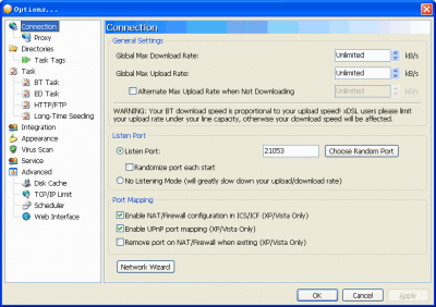 Screenshot of the application BitComet - #3