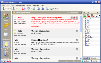 Screenshot of the application Network Assistant - #3