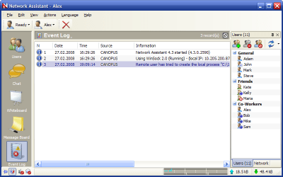 Screenshot of the application Network Assistant - #4
